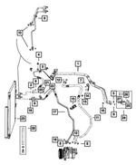 68237075AA - Air Conditioners and Heaters: A/c Line Valve Core for Mopar Image