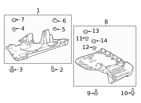 Under Cover & Splash Shields for 2021 Toyota Camry #0