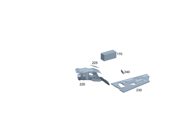 2366820400 - Instrument Panel/Center Console/Linings: Dampening, Side Wall for Mercedes-Benz: CLE300, CLE450, CLE53 AMG Image image