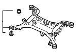 4M0505235CG - Suspension: Suspension Cross-member for Audi Image image