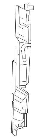 84578118 - Body: Radiator Support Baffle for Cadillac: Escalade, Escalade ESV Image
