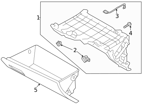 Glove Box for 2022 Hyundai Ioniq 5 #0