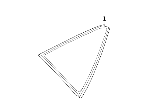 Glass & Hardware for 2012 Nissan Murano #1