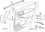 8370030AA01ZA - : Door Trim Panel for Honda: Accord Image
