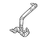 68564572AB - Belts &amp; Cooling: Radiator Coolant Hose for Mopar Image