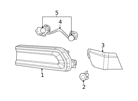 Tail Lamps for 2016 Dodge Challenger #1