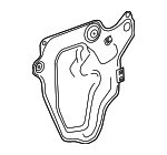 85608035 - Body: Water Deflector for Cadillac: XT5 Image