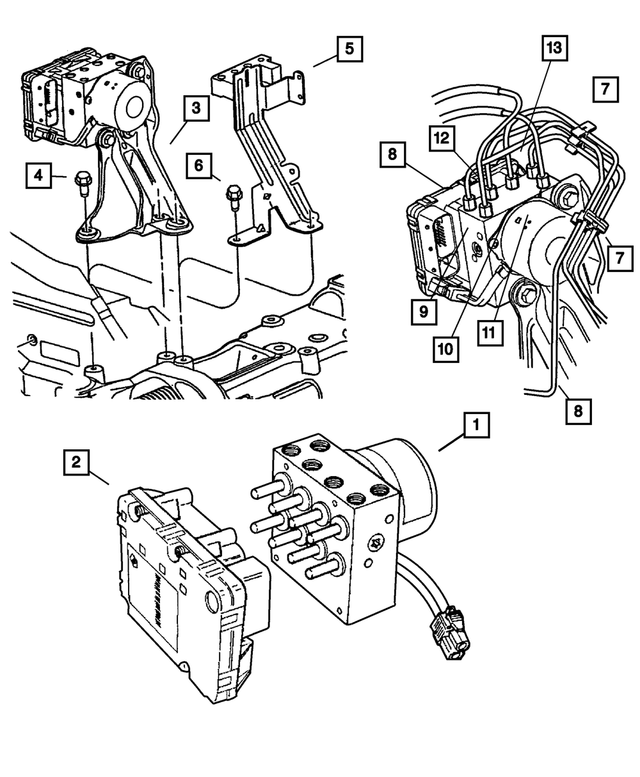 6505336AA - Service Brakes: Head Head Lock Screw And Washer for Mopar Image