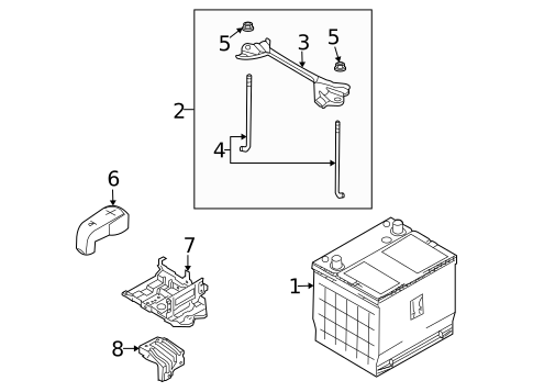 Battery for 2009 Chevrolet Aveo5 #0