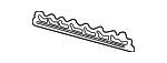 2C6Z16253A24AA - Body: Lower Weather-strip for Lincoln: Blackwood Image