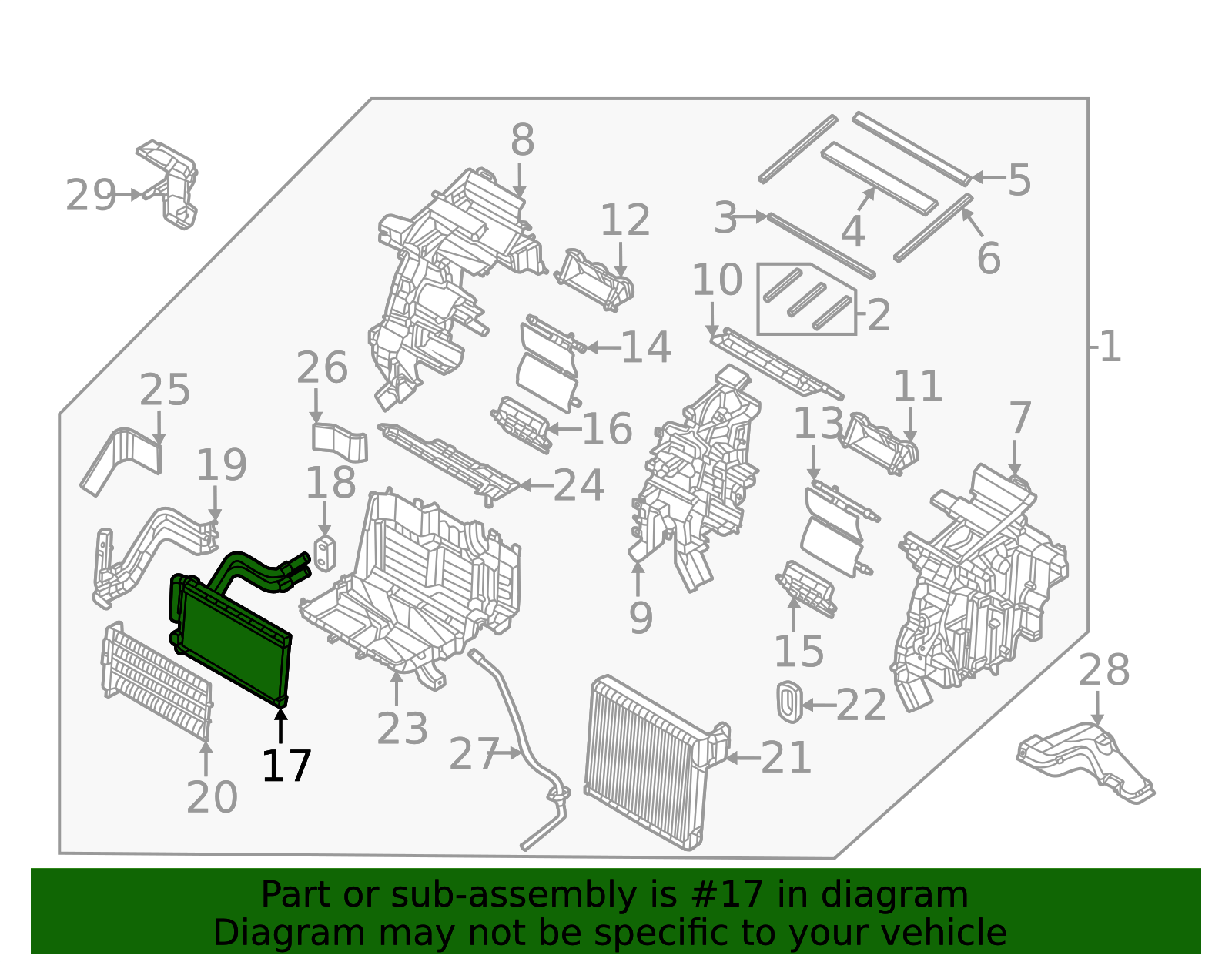 88345 R0000 97138-R0000 - Heater Core 2022-2026 Kia Carnival | Kia.Parts Store