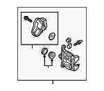8W0615403LQC8 - : Caliper Assembly for Audi: A4, A4 Quattro, Q5, S4, S5, S5 Sportback, SQ5 Image