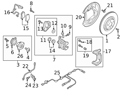 Front Brakes for 2023 Audi A5 Quattro #2