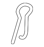 46911S70003 - Electrical: Controller Cotter Pin for Honda: Accord, Civic, Clarity, CR-V, HR-V, Insight, Odyssey, Passport, Pilot Image