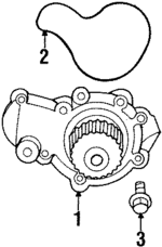 MF140238 - Cooling System: Water Pump Assembly Bolt for Mitsubishi: Eclipse Image