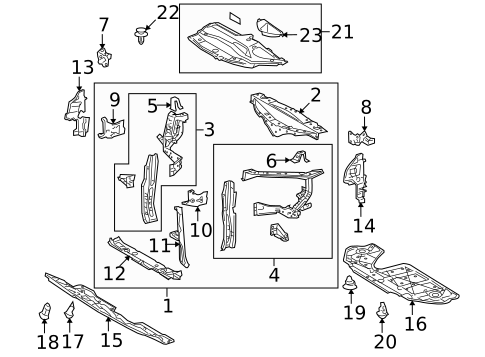 Splash Shields for 2012 Lexus RX450h #0