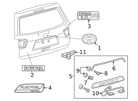 Parking Aid for 2018 Toyota Sequoia #0