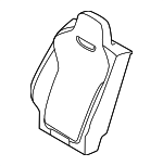 LR084517 - : 2015-2017 Land Rover Range Rover Sport - Seat Back Cover for Land Rover: Range Rover Sport Image