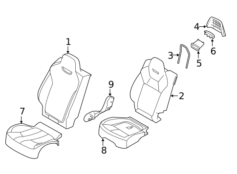 Rear Seat for 2016 Land Rover Range Rover Sport #1