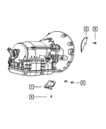6102411AA - NAG1; W5A580; 5-Speed; Automatic Transmission: Hex Head Bolt And Washer for Chrysler: 200, 300, Pacifica, Sebring, Town &amp; Country | Dodge: Avenger, Challenger, Charger, Dart, Durango, Grand Caravan, Hornet, Journey, Nitro | Jeep: Cherokee, Compass, Gladiator, Grand Cherokee, Grand Cherokee L, Grand Wagoneer, Wagoneer, Wrangler, Wrangler JK | Ram: 1500, 1500 Classic Image image