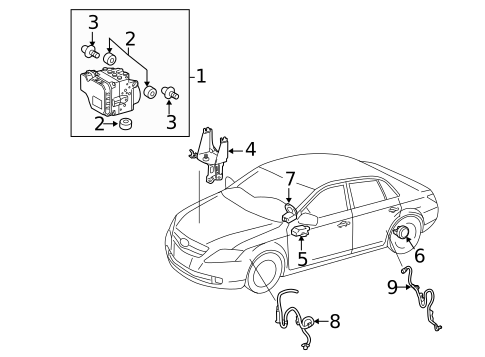 Anti-Lock Brakes for 2011 Toyota Avalon #1