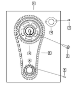 6101062 - 3.3L Gas; Engine: Hex Head Bolt, Mounting for Mopar Image image