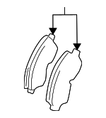 446542130 - : Brake Pads Front for Toyota Image