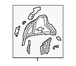 6160776020 - Body: Inner Wheelhouse for Lexus: UX200, UX250h, UX300h Image