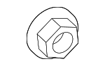9008017195 - Electrical: Adjuster Nut for Scion: tC, xA, xB | Toyota: 4Runner, bZ4X, Camry, Crown Signia, Grand Highlander, Highlander, Mirai, Prius, Prius Plug-In, Prius Prime, Prius V, RAV4, RAV4 Prime, Sequoia, Sienna, Venza, Yaris Image