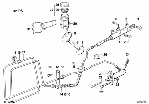 Clutch Control for 1992 BMW 735i #0