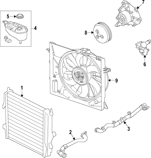 Cooling System for 2020 Jaguar F-Type #0