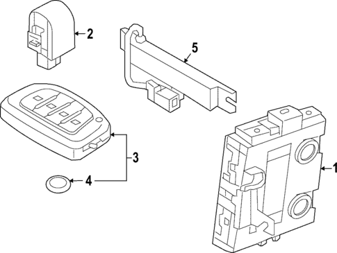 Keyless Entry Components for 2025 Kia EV6 #0