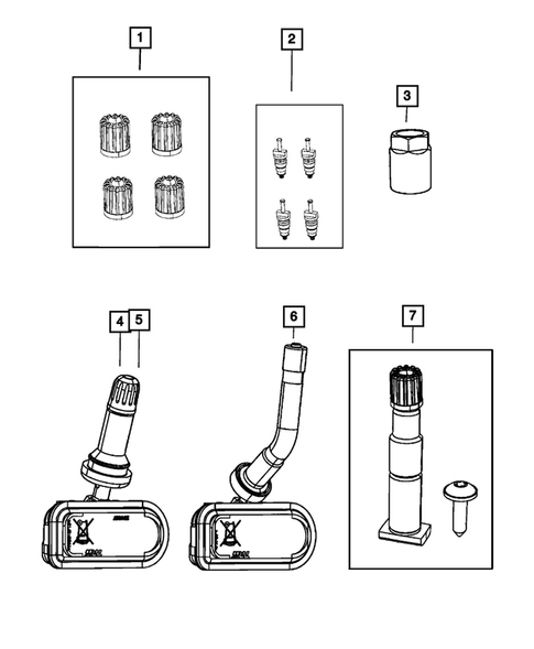 Tire Monitoring System for 2020 Ram 3500 #0