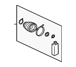 3817A135 - Suspension: Inner Boot for Mitsubishi Image