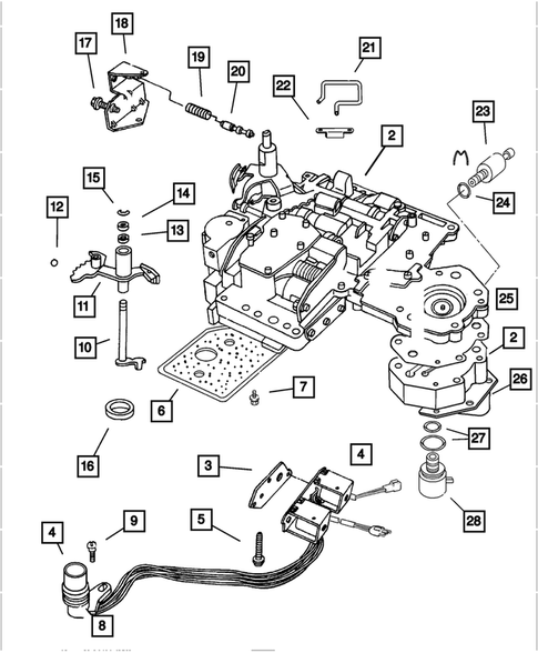 Valve Body for 2003 Dodge Dakota #1