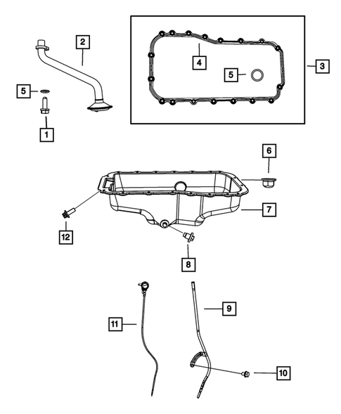 Engine Oiling for 2007 Chrysler Pacifica #2