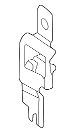 2975017200 - Cooling System: Regulator Valve Bracket for Mercedes-Benz Image