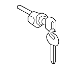 6905101030 - Body: Cylinder &amp; Keys for Toyota: Matrix Image