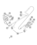 68260373AA - Exhaust: Exhaust Hanger Bracket for Ram: ProMaster City Image