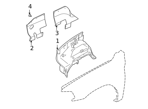 Inner Components for 1997 Mitsubishi Montero Sport #0