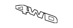 75719SZAA01 - Body: Nameplate for Honda: CR-V, Element, Pilot, Ridgeline Image image