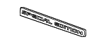 75731TK4A00 - Body: Nameplate for Honda: Odyssey, Pilot Image