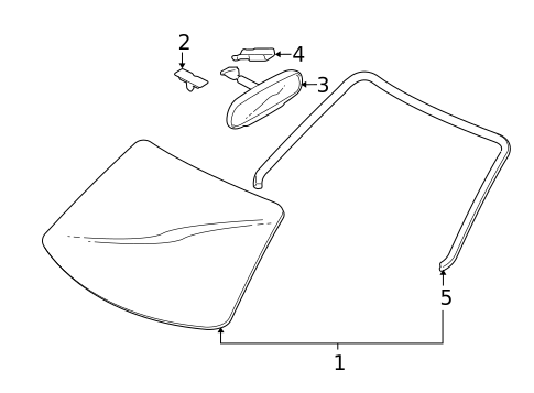 Reveal Moldings for 2006 Mazda 5 #0