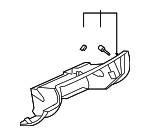 MR975289YA - Body: Glove Box Frame for Mitsubishi Image