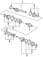 MB297697 - Suspension: Outer Joint Assembly for Dodge: Colt Image