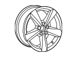 5C0601025AL8Z8 - : Wheel, Alloy for Volkswagen: Beetle Image