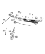 68104703AA - Electrical: Washer Hose Connector for Fiat: 500 Image