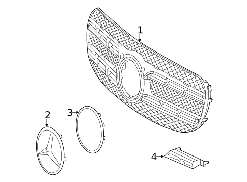 Grille & Components for 2022 Mercedes-Benz GLS 63 AMG&reg; #0