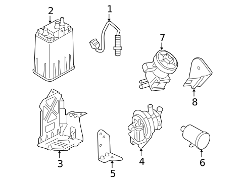 Emission Components for 2005 Chrysler PT Cruiser #1