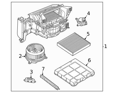 Blower Motor & Fan for 2022 Land Rover Range Rover Velar #2